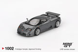 Mini GT Bugatti EB110 Super Sport Grigio Scuro LHD - MGT01002-L