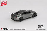 Mini GT Nissan GT-R Nismo 2013 Dark Metal Grey R35 CRS RHD 1:64 - MGT01089-R