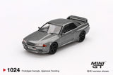 Mini GT Nissan Skyline GT-R (R32) (NISMO BNR32 CRS Version) Dark Metal Gray 1:64 - MGT01024-R