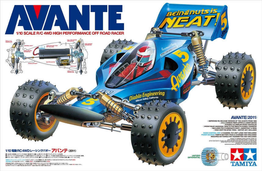 Tamiya RC Avante 2011 Off Road Buggy - Item #58489