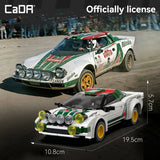 CaDA Lancia Stratos HF Gr.4 Car 1:20 278 Pieces Brick Model Kit - RC Control - C51066W