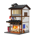 CaDA Japanese Corner Yakitori Izakaya Restaurant Bar 1195 pcs Brick Model Kit C66019W