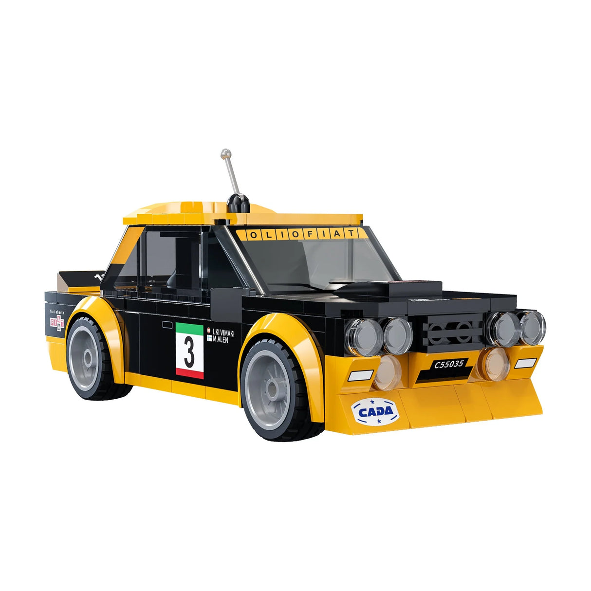 CaDA Fiat Abarth 131 1:24 254 Pieces Brick Model Kit C55035W