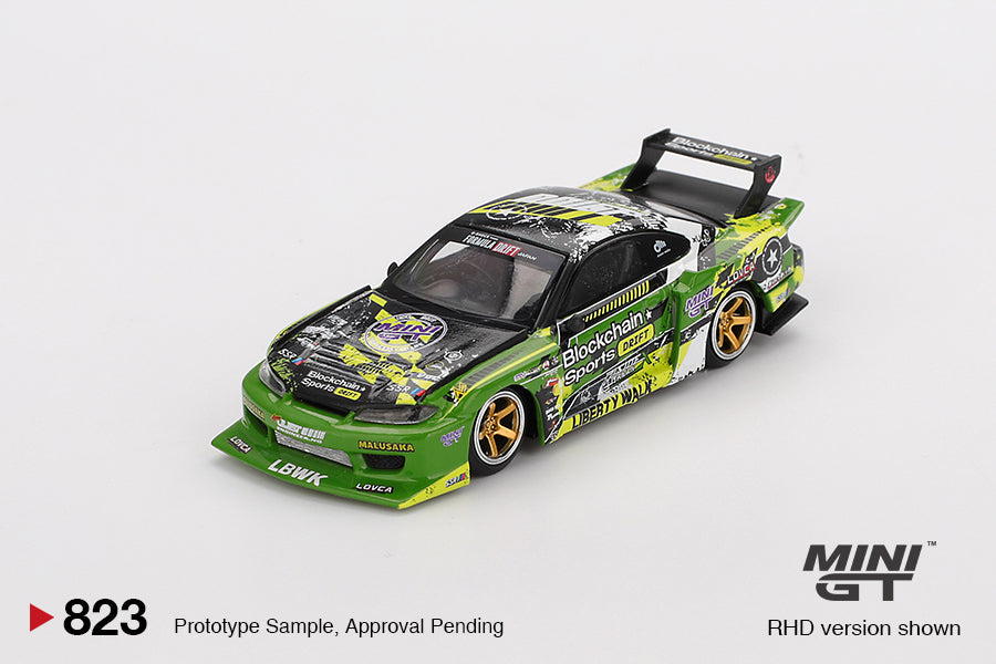 Mini GT Nissan LB-Super Silhouette S15 Silvia No.555 V2 2024 FO RHD 1:64 - MGT00823-R