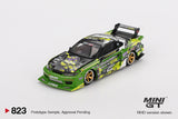 Mini GT Nissan LB-Super Silhouette S15 Silvia No.555 V2 2024 FO RHD 1:64 - MGT00823-R