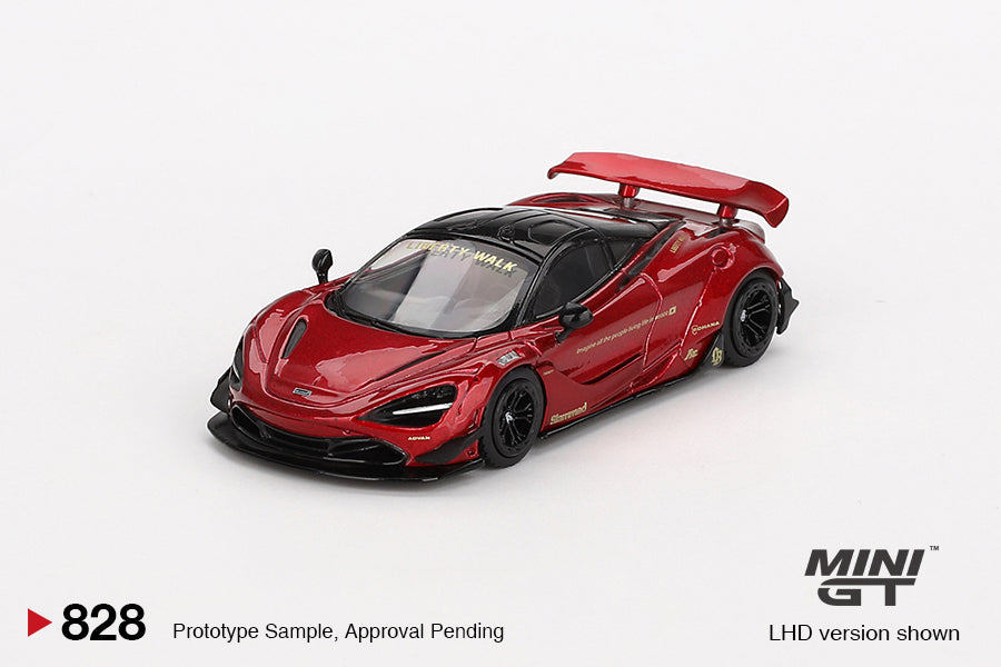 Mini GT McLaren 720S LB Works GEM Red RHD 1:64 - MGT00828-R