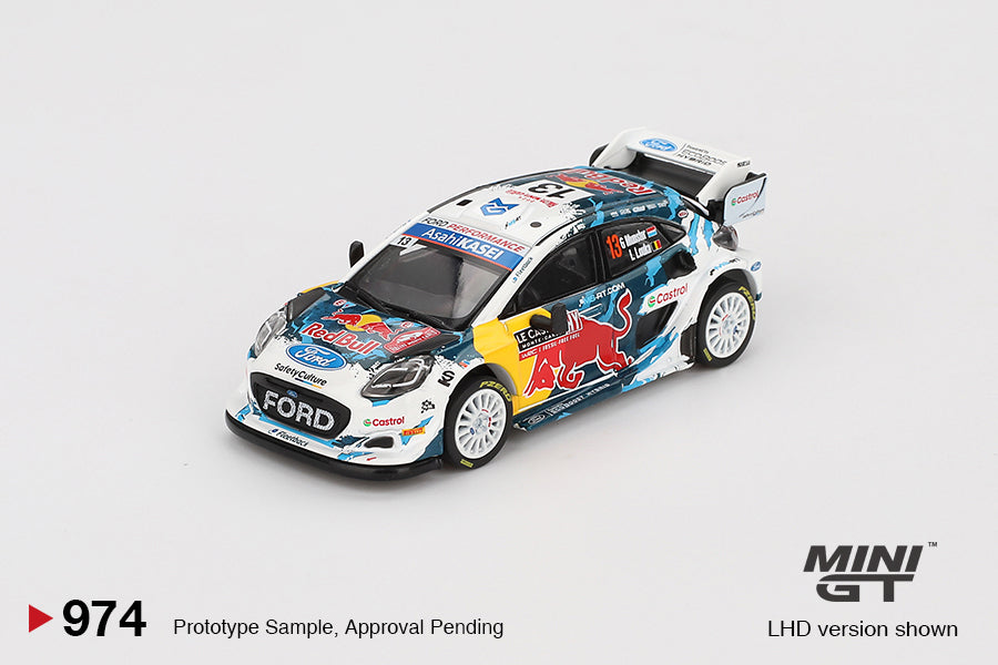 Mini GT Ford Puma Rally1 #13 M-Sport Ford WRT 2024 Rally Monte Carlo 1:64 - MGT00974-L