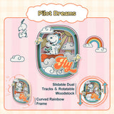 Puremind Peanuts™ Snoopy's Pilot Dreams Wooden Magnet 2203