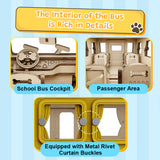 Puremind Peanuts™ Snoopy Yellow School Bus Wooden Kit 1204