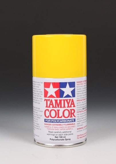 Tamiya PS-6 Yellow Paint 100ml Spray Can - Item #86006