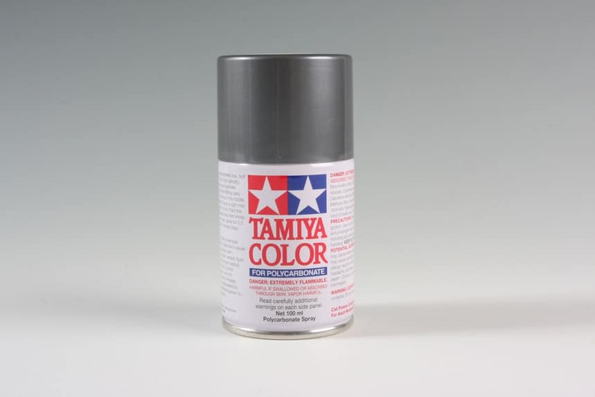 Tamiya PS-63 Bright Gun Metal Paint 100ml Spray Can - Item #86063