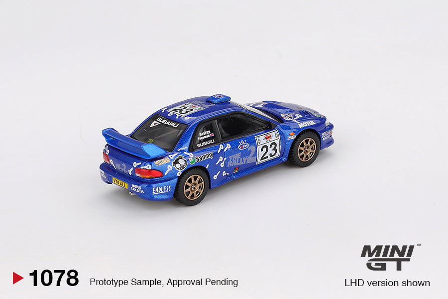 Mini GT Subaru Impreza WRC99 #23 2000 Acropolis Rally 1:64 - MGT01078-L