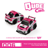 Mini GT QubeCarz Complete Box of 6 Cars - Factory Sealed - 1:64 - QZ001PACK6