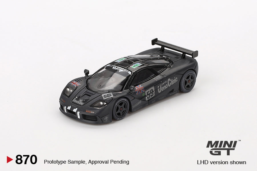 Mini GT McLaren F1 GTR #59 1995 Le Mans 24Hr Winner Post-Race Weathered LHD - MGT00870-L