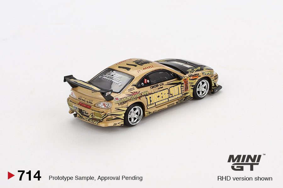 Mini GT Nissan Silvia (S15) Top Secret D1GP RHD (Blister Packaging) 1:64 - MGT00714-BL