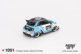 Mini GT Abarth 595 LB-Works X ABAS Works IZTK LHD 1:64 - MGT01051-L