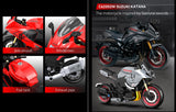 CaDA Suzuki Katana Motorbike 1:12 310 Pieces Brick Model Kit C62052W