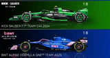 Ultimate F1 Bundle - CaDA BWT Alpine A525 and Kick Sauber C44 1:8