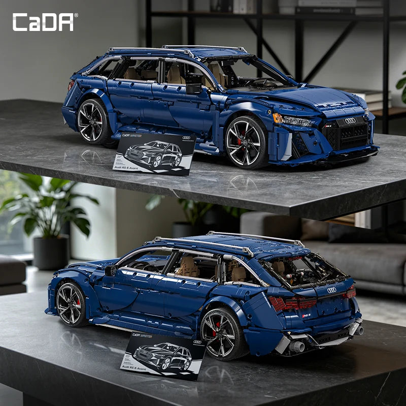 CaDA Master Audi RS6 Avant C8 (2019) 1:8 4663 Pieces Brick Model Kit C61515W