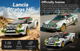 CaDA Lancia Stratos HF Gr.4 Car 1:20 278 Pieces Brick Model Kit - RC Control - C51066W