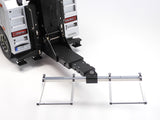Tamiya RC Volvo FH16 Globetrotter 750 8x4 Recovery Truck with Silver Painted Body Components - Limited Edition - Item #47528