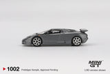 Mini GT Bugatti EB110 Super Sport Grigio Scuro LHD - MGT01002-L