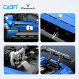 CaDA Maserati GT2 Race Car 1:14 549 Pieces Brick Model Kit C57013W