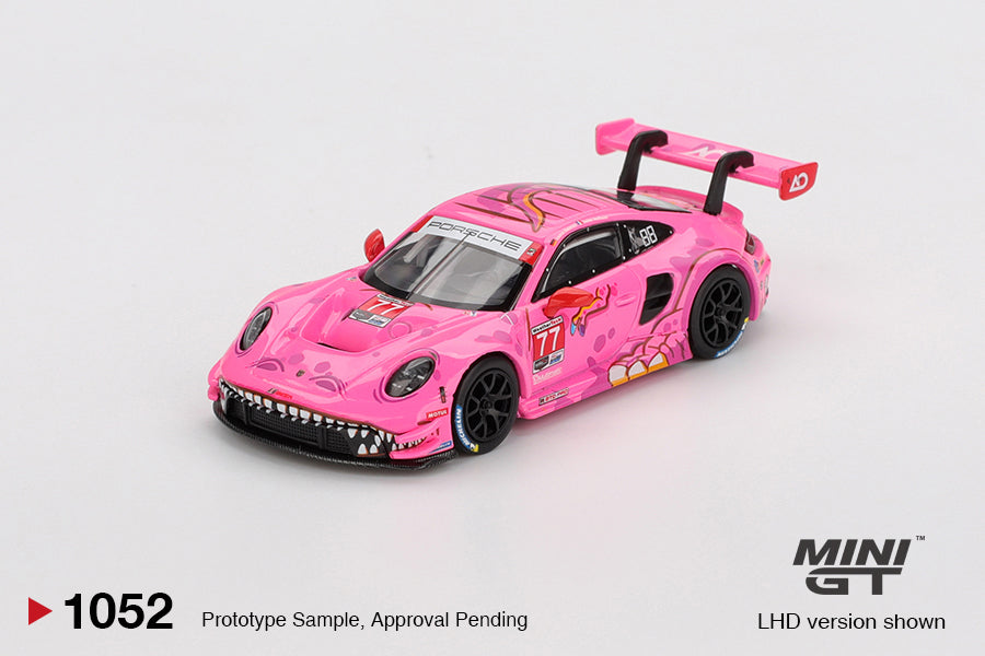 Mini GT Porsche 911 GT3 R #77 AO Racing 2024 IMSA Road America LHD 1:64 - MGT01052-L