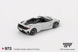 Mini GT McLaren 750S Spider Cirrus Grey RHD - MGT00973-R