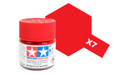 Tamiya Acrylic Mini X-7 Red Paint 10ml - Item #81507