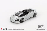 Mini GT McLaren 750S Spider Cirrus Grey RHD - MGT00973-R