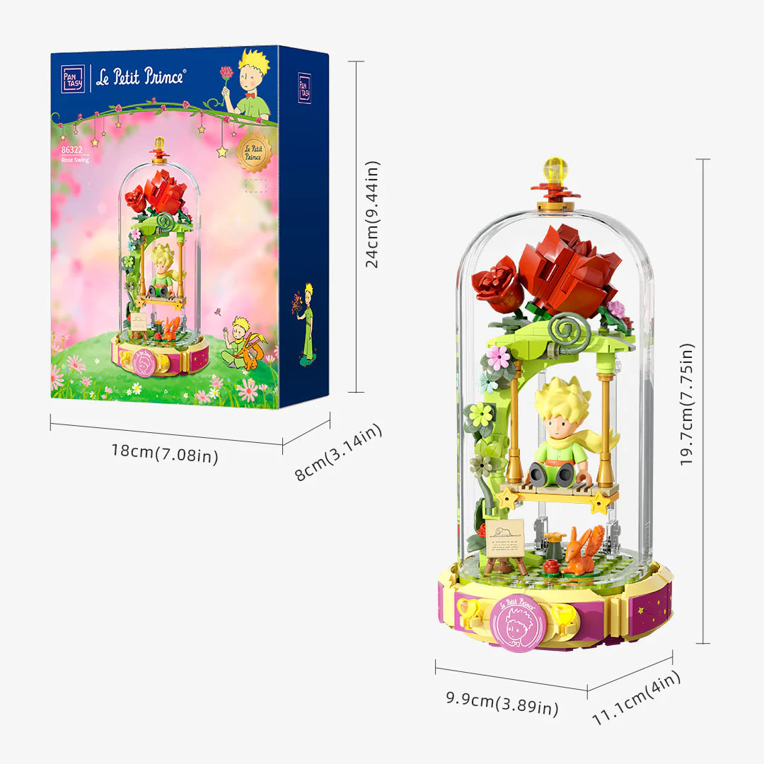 Pantasy Le Petit Prince™ Rose Swing 234 pcs Brick Model Kit 86322