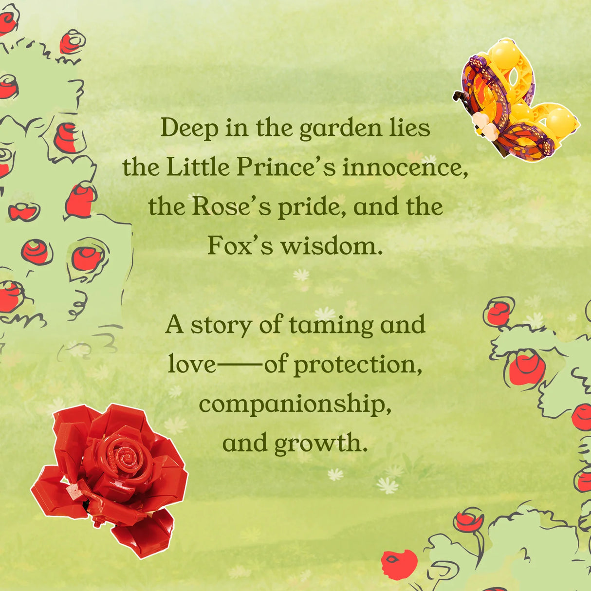 Pantasy Le Petit Prince™ Starry Garden 300 pcs Brick Model Kit 86336