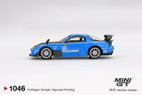 Mini GT Mazda RX-7 RE-Amemiya 20B NA 3ROTOR-7 “Ama-san Go” RHD - MGT01046-R