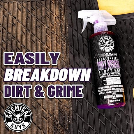 Chemical Guys Mat ReNew Rubber + Vinyl Floor Mat Cleaner and Protectant - 16oz