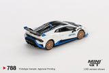 Mini GT Lamborghini Huracán STO Bianco Asopo RHD - MGT00788-R