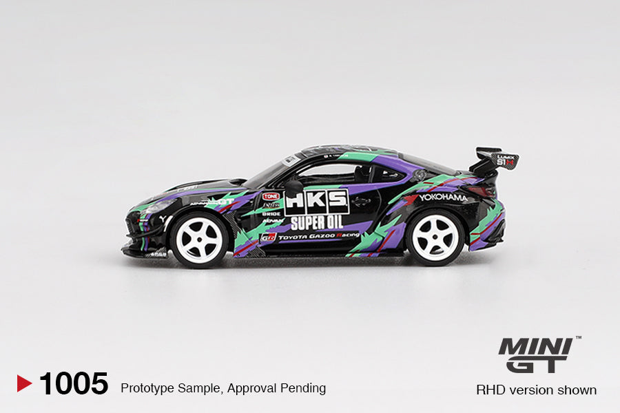 Mini GT Toyota GR86 HKS Type R 2022 Tokyo Auto Salon RHD 1:64 - MGT01005-R