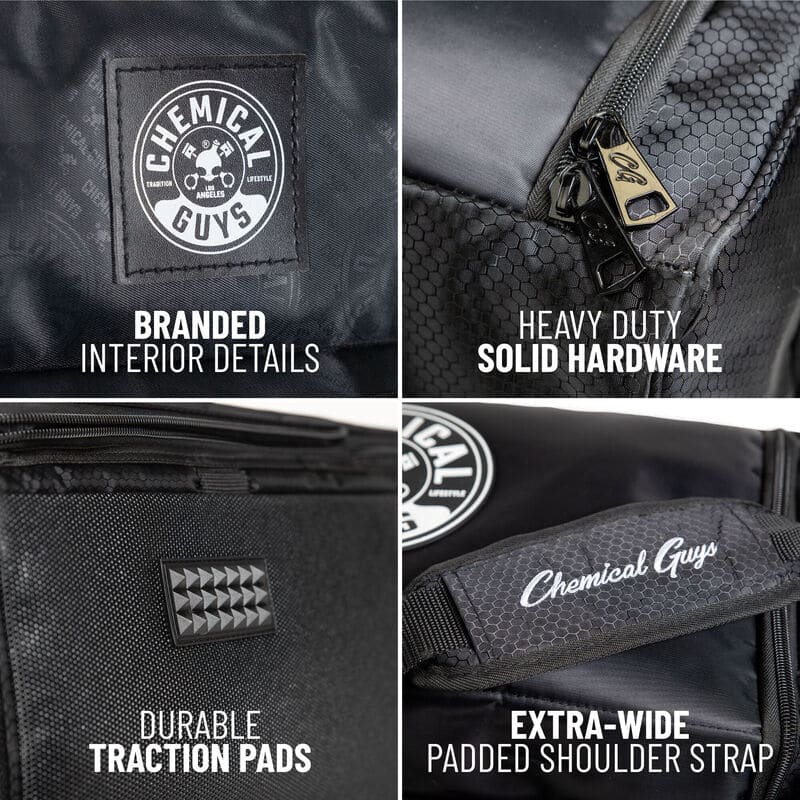Chemical Guys Arsenal Range Trunk Organiser and Detailing Bag with Polisher Pocket