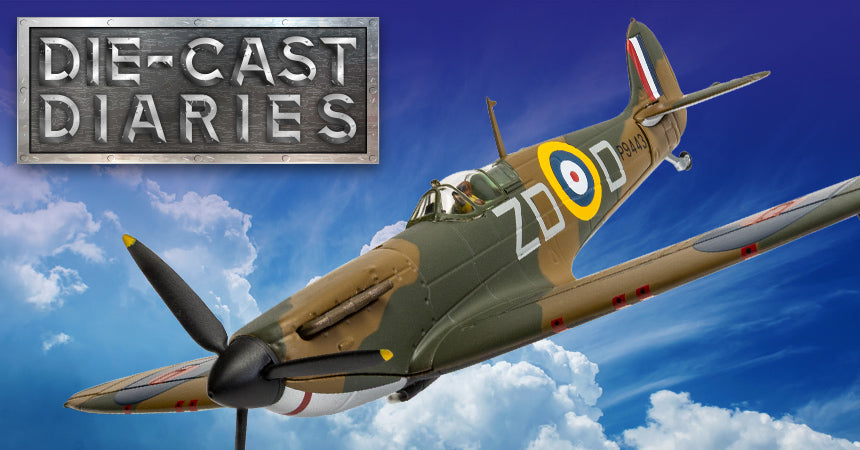 Corgi Supermarine Spitfire MkI - RAF No.222 Sqn - Flt Lt Douglas Bader (Battle of Britain 85) - AA39216