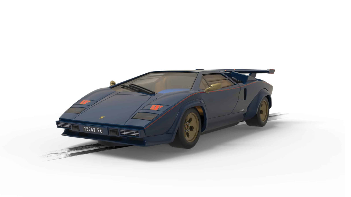 Scalextric Lamborghini Countach - Blue + Gold C4411