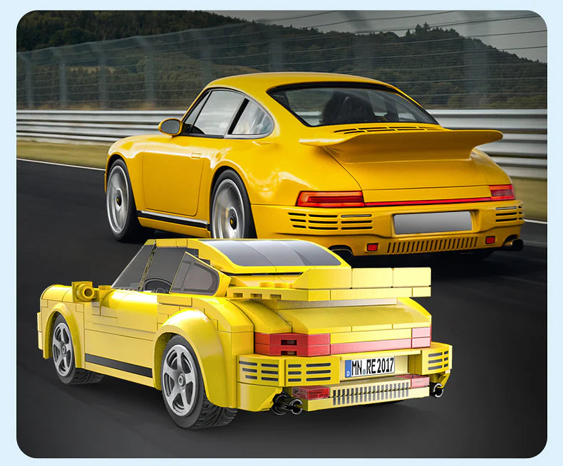 CaDA RUF CTR 2017 Yellowbird - RC Dual Mode Control - 1:20 222 pieces Brick Model Kit C51079W