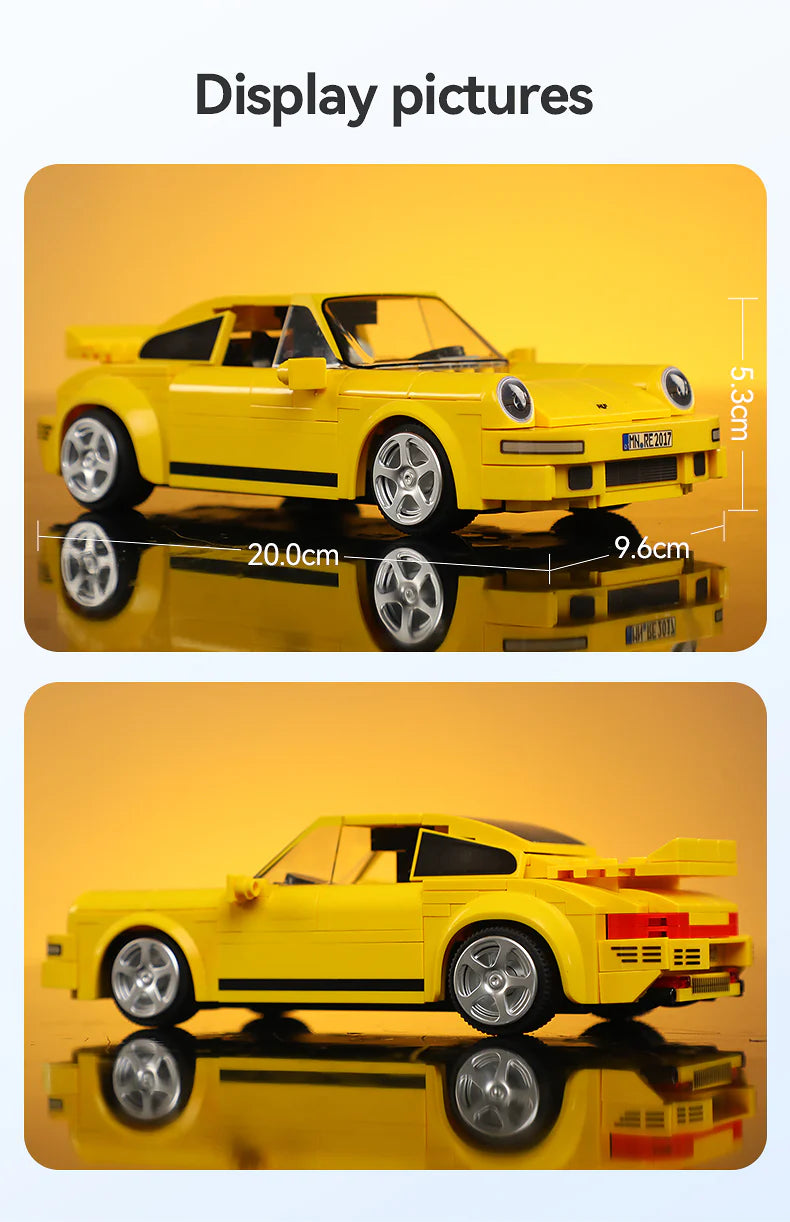 CaDA RUF CTR 2017 Yellowbird - RC Dual Mode Control - 1:20 222 pieces Brick Model Kit C51079W