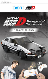 CaDA Initial D 1:20 AE86 Trueno 325 Pieces Brick Model Kit C51086W