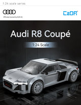 CaDA Audi R8 Coupe 1:24 199 Pieces Brick Model Kit C55027W