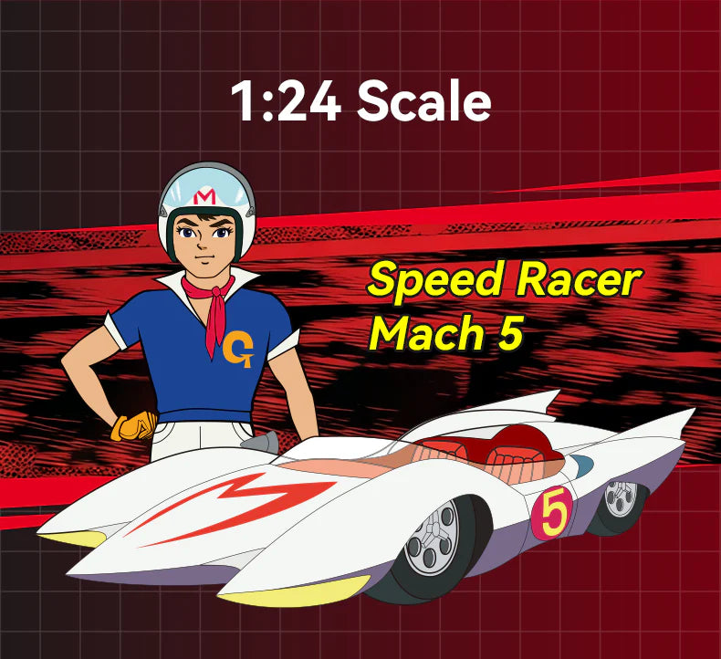 CaDA Speed Racer Mach 5 Car 1:24 294 Pieces Brick Model Kit C55087W