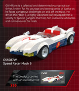 CaDA Speed Racer Mach 5 Car 1:24 294 Pieces Brick Model Kit C55087W