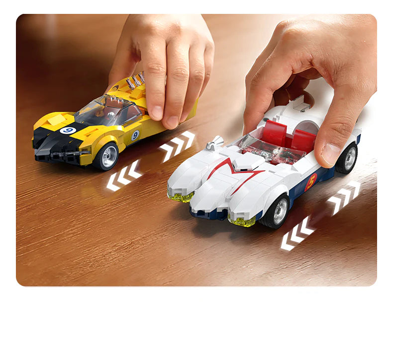 CaDA Speed Racer Shooting Star Car 1:24 250 Pieces Brick Model Kit C55088W
