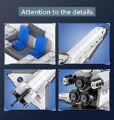 CaDA Master 1:80 NASA Space Shuttle Discovery 1827 Pieces Brick Model Kit C56052W