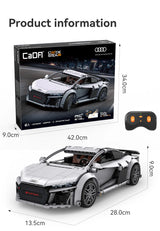 CaDA Audi R8 Coupe 1:14 536 Pieces Brick Model Kit C57012W