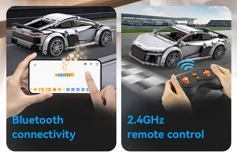 CaDA Audi R8 Coupe 1:14 536 Pieces Brick Model Kit C57012W